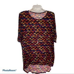 LuLaRoe Aztec Blue Orange XS